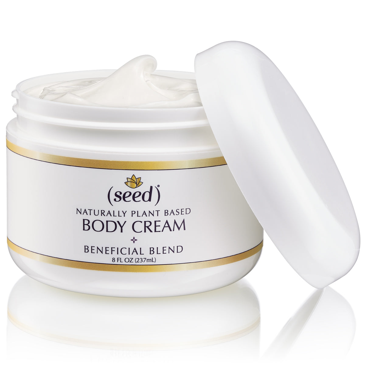 Seed Stress Relief Blend Body Cream features essential oils of lavender, clary sage, and patchouli