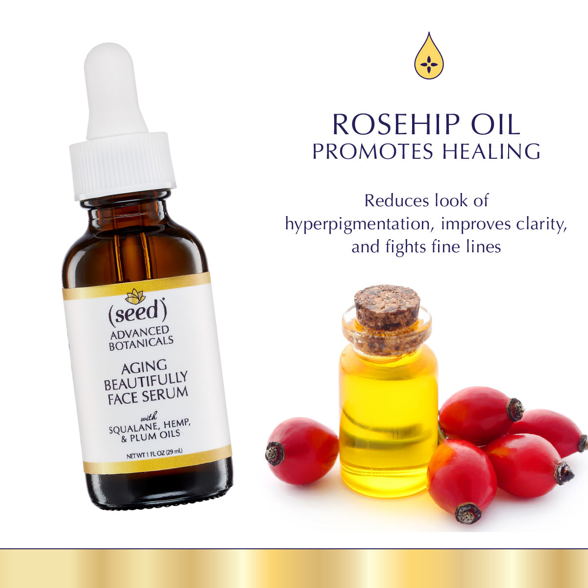 Seed Advanced Botanicals Aging Beautifully Face Serum