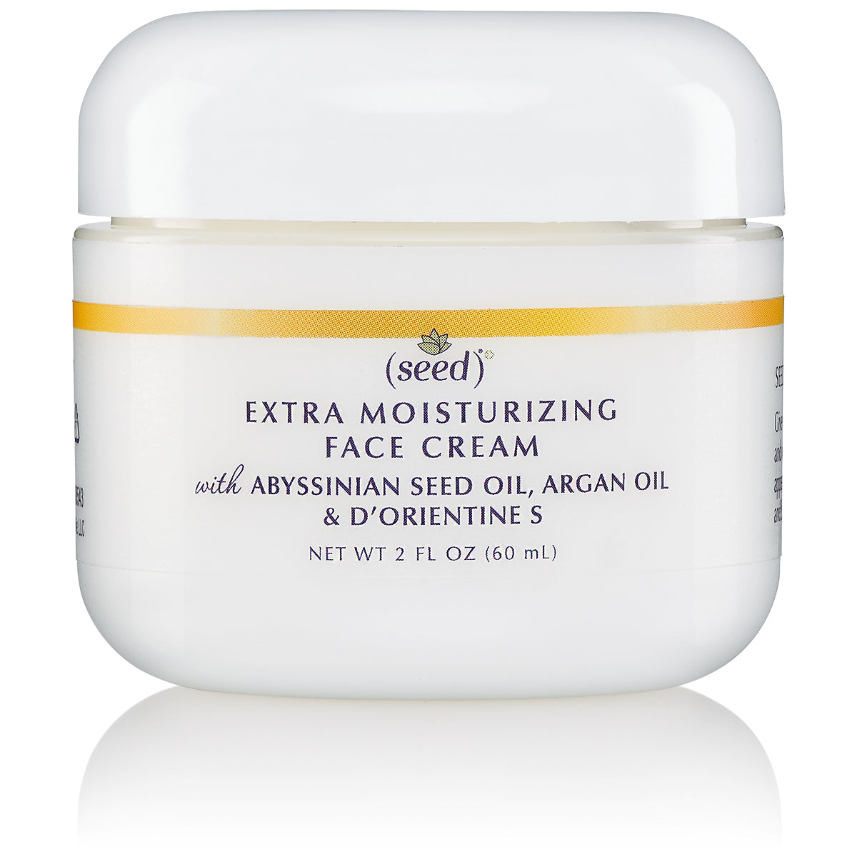 Seed Advanced Botanicals Extra Moisturizing Face Cream with Abyssinian, Argan Oils and D'Orientine S