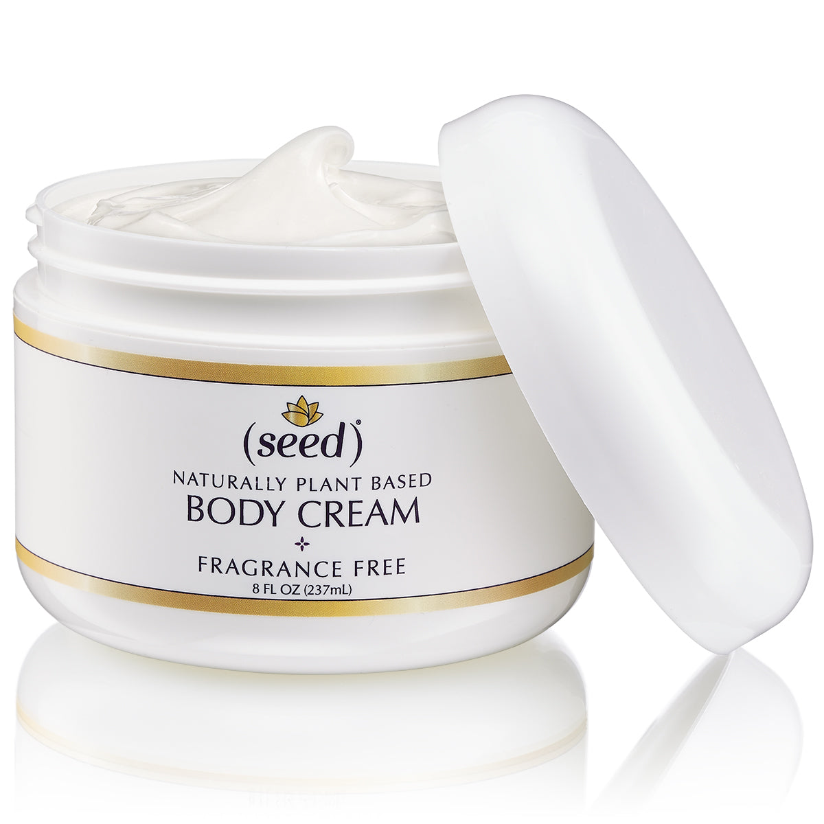 Seed Fragrance Free Body Cream with grape and sunflower seed oils, pure shea butter, and green tea extract
