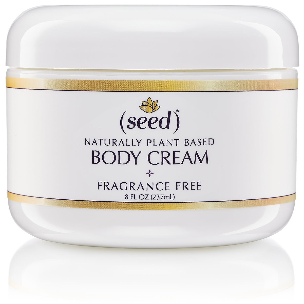 Seed Fragrance Free Silky and Rich Body Cream with grape seed oil, shea butter and green tea extract