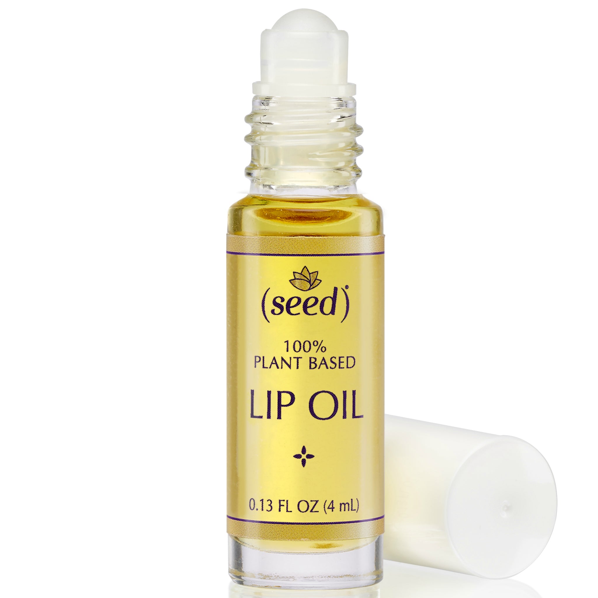 Seed 100% plant based Lip Oil with Gentle Roller Ball Applicator