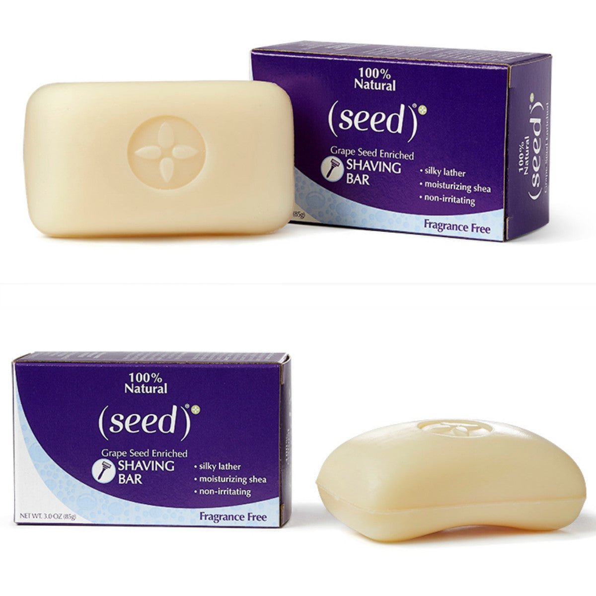 Seed Fragrance Free Shaving Bar