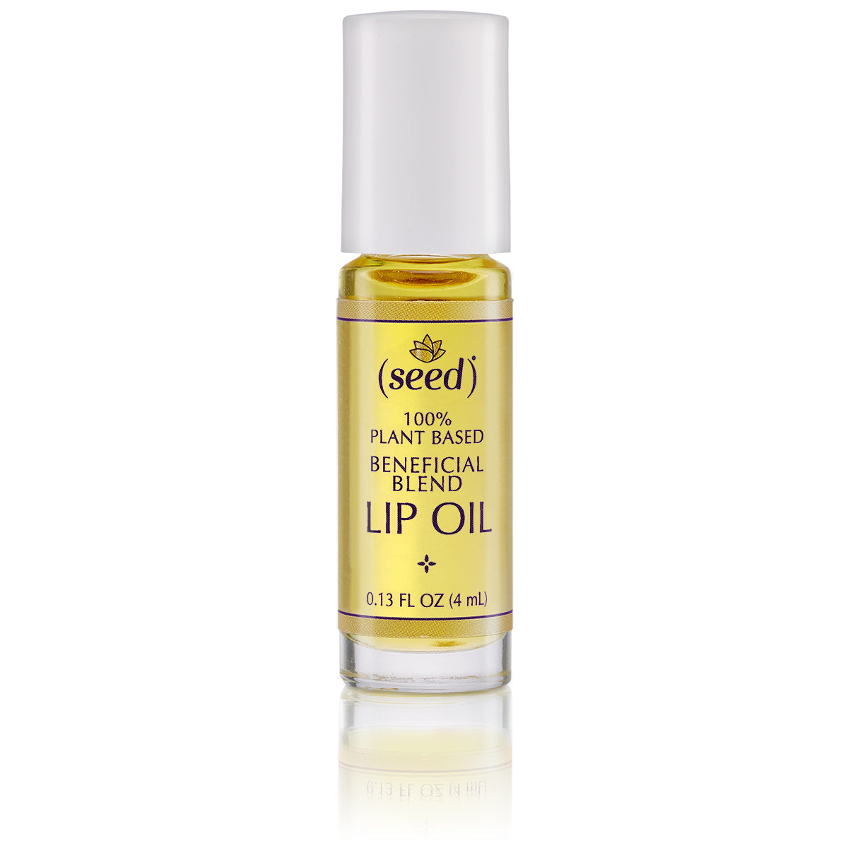 Seed Dream Land Blend Lip Oil features lemon, lavender, and ginger essential oils