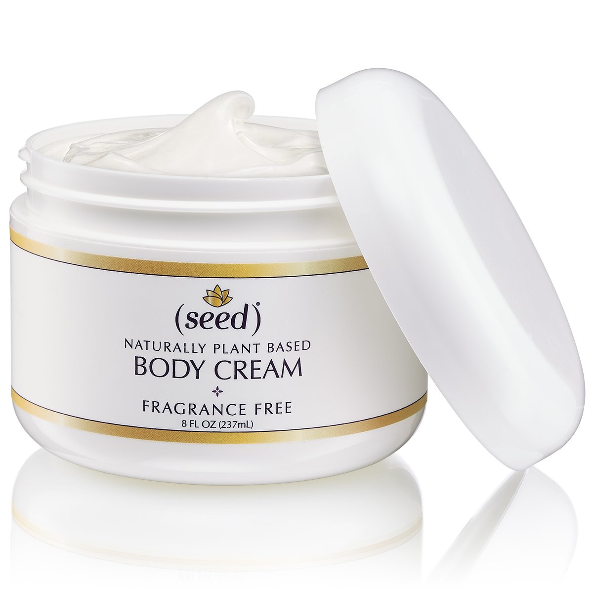 Seed Fragrance Free Body Cream with grape and sunflower seed oils, pure shea butter, and green tea extract